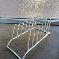 ステンレス製 水切りバスケット& ディッシュ ラックの画像