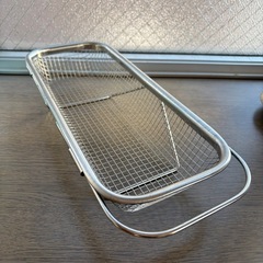 ステンレス製 水切りバスケット& ディッシュ ラックの画像