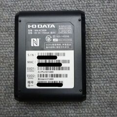 ポケット無線LANルーター IO data　WN-AC583Rの画像