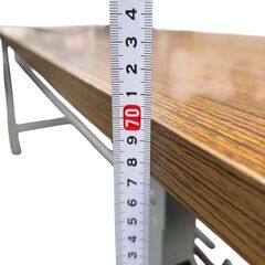 ②☆在庫10台あり☆サンワダイレクト 会議テーブル W1800xD450xH700mm 100-FD006シリーズ 折りたたみテーブル テーブル オフィス家具の画像