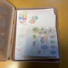 サンリオ リトルツインスターズ ケース入りレターセットの画像