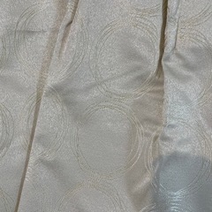 ニトリ　ベージュ　アルノー　遮光カーテン2枚セットの画像