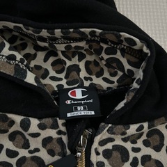 90cm 男の子 Champion パーカーの画像