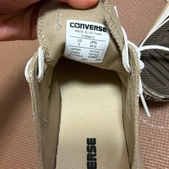 【超美品】converse ローカットスニーカー　24センチの画像