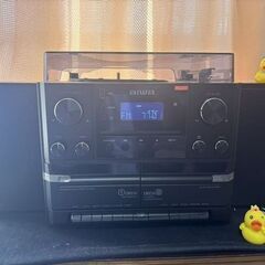 懐かしのレコードプレーヤー　マルチコンポの画像