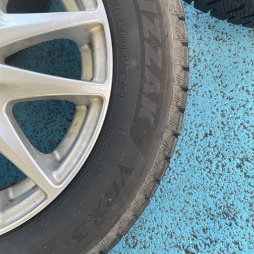 受付終了155/65R14 スタッドレス　ブリヂストン202247