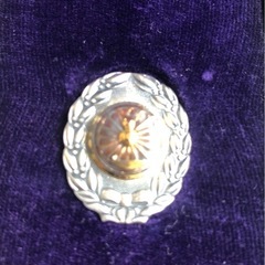 日本国有鉄道功績章 国鉄 純銀製の画像