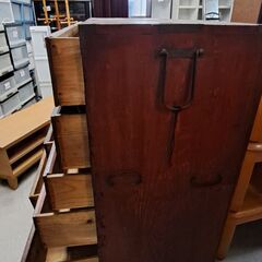 【リサイクルショップどりーむ天保山店】No.4970　タンス　昭和レトロ　現状品　レトロ好きにたまらない商品です(≧▽≦)　の画像