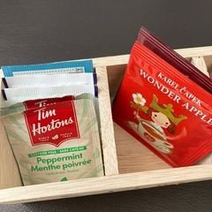 お譲りします　ティーバック入れ木製の画像