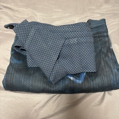 メンズ　浴衣　作り帯セットの画像