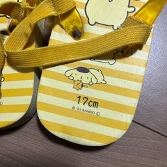 ポムポムプリン　ビーチサンダル　17cmの画像