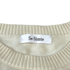 しまむら Se-Simte ニットチュールトップス Lの画像