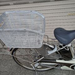 [Panasonic]ViVi(ビビ)DX 26吋電動アシスト自転車 8.9Ahバッテリー+充電器+キー2本付き(プラズマシルバー)の画像