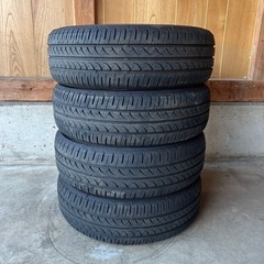 新品外し中古タイヤ165/55R15 75V ヨコハマ2025組み換え無料の画像