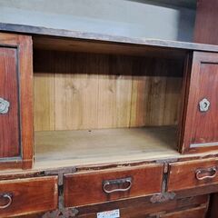 【リサイクルショップどりーむ天保山店】No.4969　レトロ棚　写真参照🎵　昭和感がいいです🎵の画像