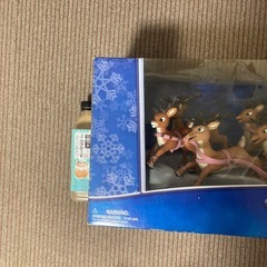 Rudolph トナカイ　サンタ　フィギュア　インテリア　アメリカ　アメトイ　memory lane クリスマス　メモリーレーンの画像