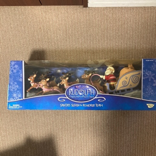 Rudolph トナカイ　サンタ　フィギュア　インテリア　アメリカ　アメトイ　memory lane クリスマス　メモリーレーン