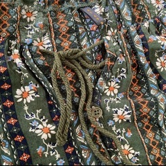 ゴージ 花柄ワンピース 五部袖の画像