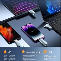 USBフラッシュメモリー　新品　iOSの画像