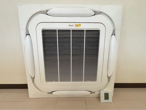 【三菱業務用エアコン】4方向天カセタイプ　2021年式PUZ-ERMP140LA11　三相200V【管理番号11111】神 ⑤