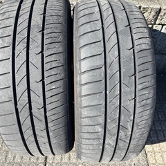 ミニバンに！205/50R17  weds レオニス 溝あり！アルミセットの画像
