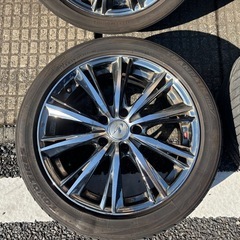 ミニバンに！205/50R17  weds レオニス 溝あり！アルミセットの画像