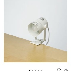 クリップライト　電球付きの画像