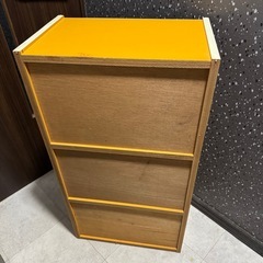 19日可能な方優先 【非対面渡しもOK】無料 0円 カラーボックス 収納ケースの画像