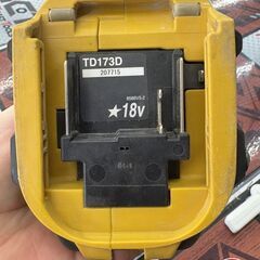 【引取限定】【中古】マキタ TD173D インパクトドライバ 18V 本体のみ 【ハンズクラフト宮崎新名爪店】の画像