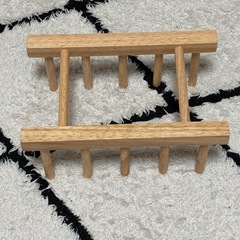 ディッシュスタンド　レターラック　木製　の画像