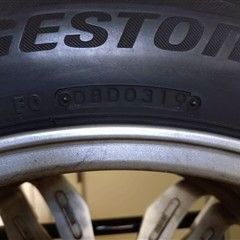 スタッドレスタイヤ+ホイール４本セット　19インチ　Bridgestoneブリヂストン　EURO BAHNユーロバーン　の画像