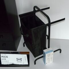 配達先決定🚚　無料配達します🚚IKEAランドリーバスケット💖木製ごみ箱スタンド💖ダストボックス💖チェスト💖の画像