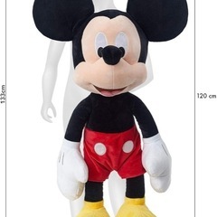 特大ぬいぐるみ ミッキーマウス ぬいぐるみ 約120cmの画像