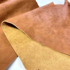 姫路産のソフトヌメ革　ブラウンの画像