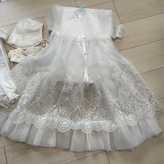 定価77,000円 ミキハウス セレモニードレスセット 靴下付き 50-60 現行品の画像