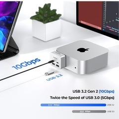 Mac mini hub小型　軽量　新品の画像