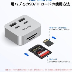 Mac mini hub小型　軽量　新品の画像