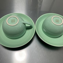 アダムとイヴのティーカップ2セットの画像