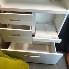 お渡し決定
食器棚　ホワイト　　キッチンボード　の画像