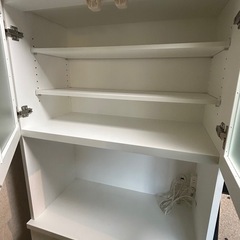 お渡し決定
食器棚　ホワイト　　キッチンボード　の画像