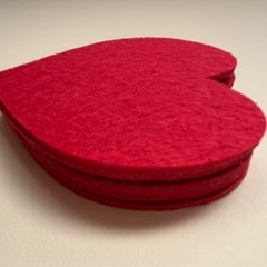 ベビーフォト　　フェルトハート5枚セットの画像