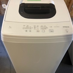 【中古】店長オススメ　洗濯機5.0kg  日立　2021年製【1...