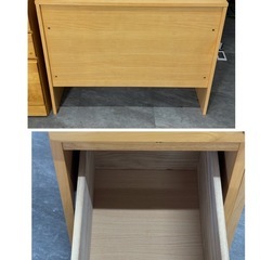 千趣会 ベルメゾン デスク サイドラック付き ナチュラル 机 家具 札幌市白石区の画像