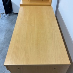 千趣会 ベルメゾン デスク サイドラック付き ナチュラル 机 家具 札幌市白石区の画像