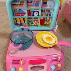 ママごとキッチンコンロの画像