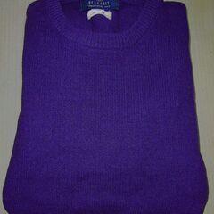 BenkarisＬサイズ　メリノ(子羊ウール100％)セーター（メンズ＆レディース）の画像