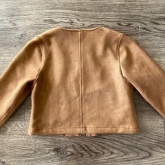 マーキーズ　ライダースジャケット　スエード調　アウター 100 の画像