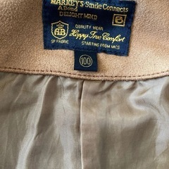 マーキーズ　ライダースジャケット　スエード調　アウター 100 の画像