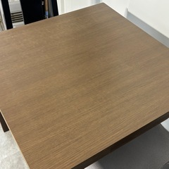 ニトリ ダイニングコタツ こたつ CRES ダイニングチェア2脚　の画像