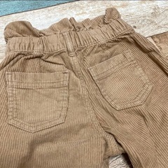 GAP コーデュロイパンツ　ハイウエスト　XS 100ー110 ブラウン　の画像